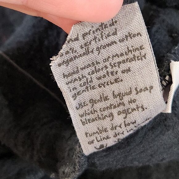 VTG Blue Fish Womens OS One Size Hand Painted Organic Cotton Button Shirt Jacket - Picture 15 of 16